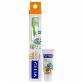 Щітка зубна м'яка VITIS KIDS + VITIS KIDS паста-гель для дітей 8 мл