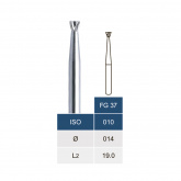 Бор карбідний FG 37, зворотний конус, 1.4 мм